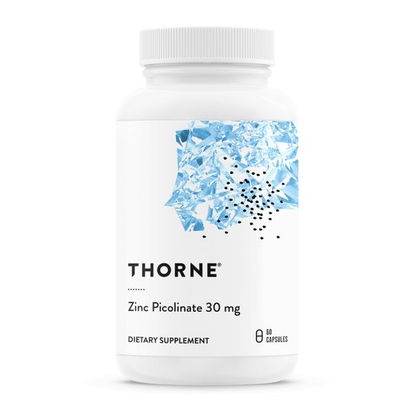 Thorne Zinc Picolinate 30 mg 60 caps 2023-10-3063 фото