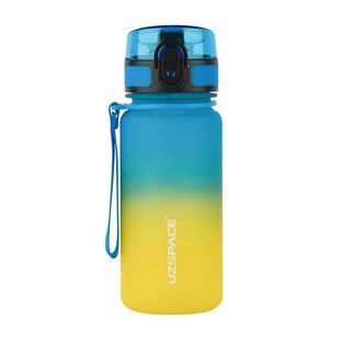 UZSPACE Uzspace Frosted Gradient Waterbottle 3034 (350 ml blue/yellow) 23402-01 фото