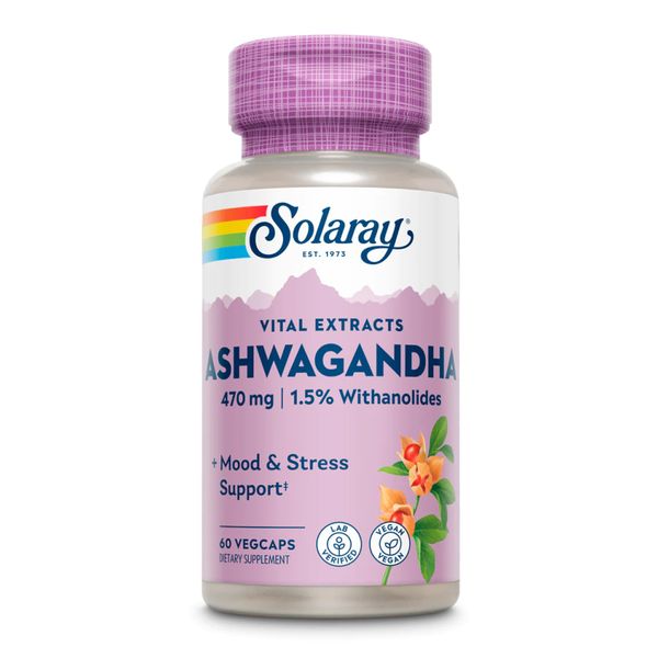 Solary Ashwaganda Root Extract 470 mg 60 vcaps 2022-10-1793 фото