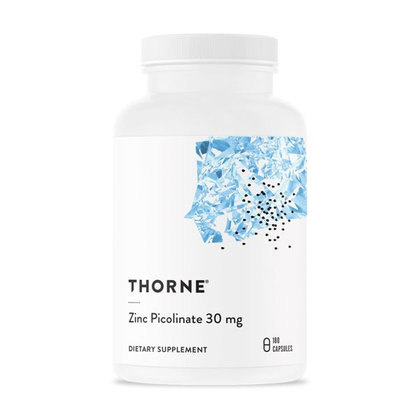 Thorne Zinc Picolinate 30 mg 180 caps 2023-10-3064 фото