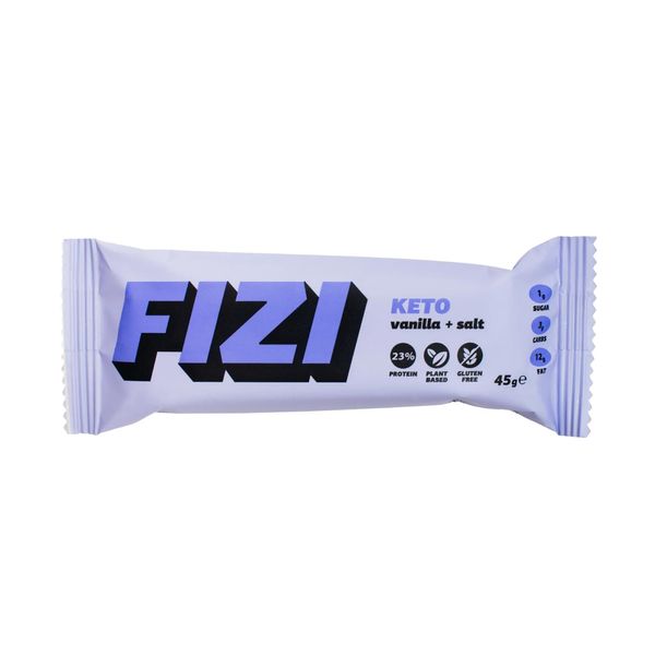 FIZI Keto Protein Bar Vanilla + Salt 45г 22445-01 фото