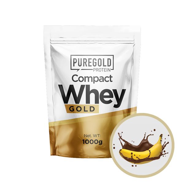 Pure Gold Protein Compact Whey Gold Chocolate Banana 1000г 2022-10-2737 фото