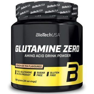 BioTechUSA Glutamine Zero Персик Холодний Чай 300г 08725-01 фото