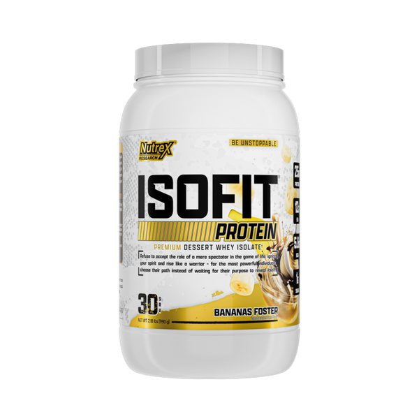 Nutrex Isofit Gourmet 100% Whey Isolate Банан 990г 100-48-7945194-20 фото