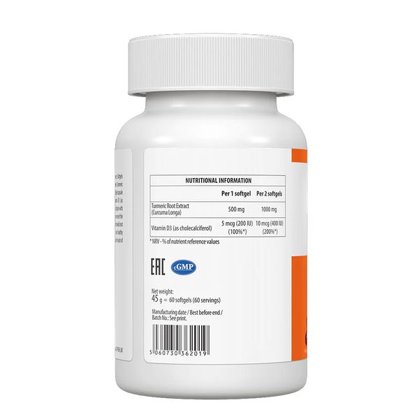 VPLab Curcumin D3 60 softgels 2022-10-0310 фото