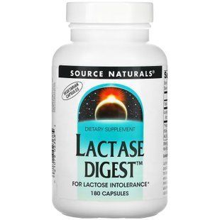 Source Naturals Lactase Digest 30 mg 180 capsules 2023-10-4332 фото