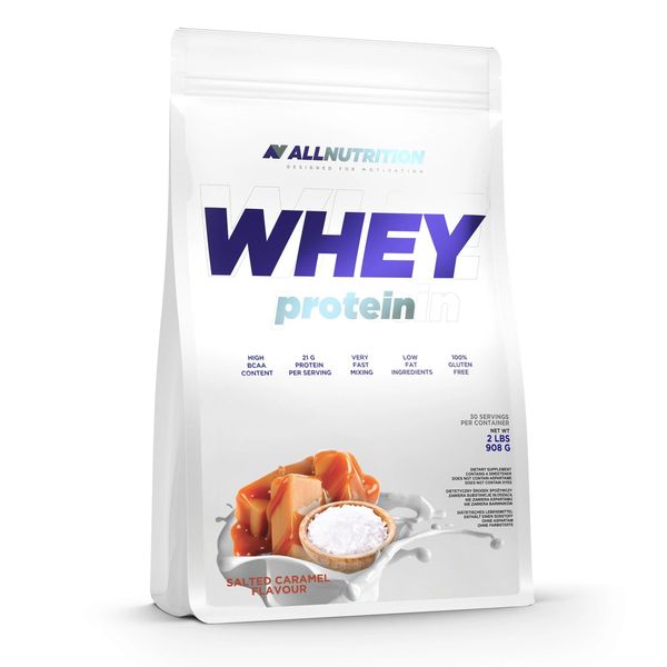 AllNutrition Whey Protein Солона Карамель 908г 100-10-6851632-20 фото