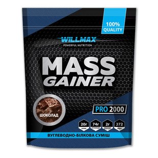 Willmax Mass Gainer Шоколад 2кг 10566-01 фото