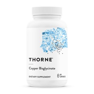 Thorne Copper Bisglycinate 60 caps 2023-10-3067 фото