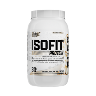 Nutrex Isofit Gourmet 100% Whey Isolate Ванільне Морозиво 969г 100-62-0586232-20 фото