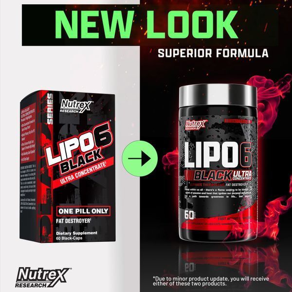 Nutrex Lipo-6 Black UC 60 liquid capsules 100-45-0922910-20 фото