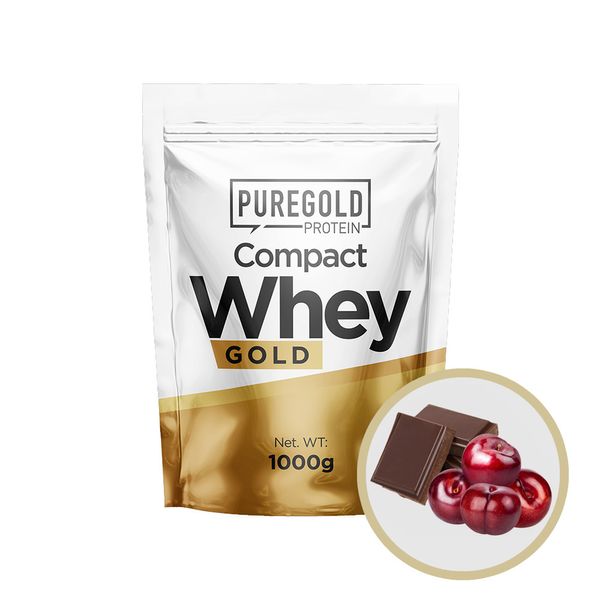 Pure Gold Protein Compact Whey Gold Chocolate Cherry 1000г 2022-09-9978 фото