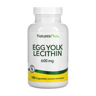 NaturesPlus Egg Yolk Lecithin 600 mg 180 caps 2023-10-2365 фото