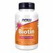 NOW Biotin 10 mg (10,000 mcg) 120 vcaps 2022-10-0007 фото 1