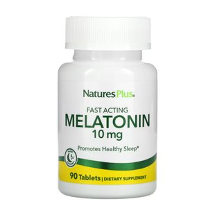 NaturesPlus Fast Acting Melatonin 10 mg 90 tabs 2023-10-2377 фото