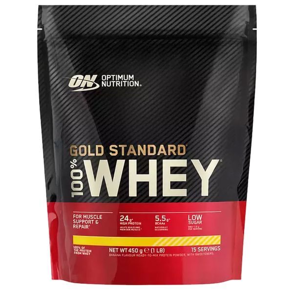 Optimum Nutrition 100% Whey Gold Standard Ваніль 450г 100-25-0686586-20 фото