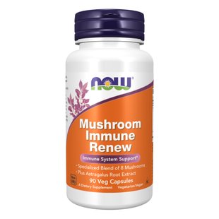 NOW Mushroom Immune Renew 90 vcaps 100-60-1891827-20 фото