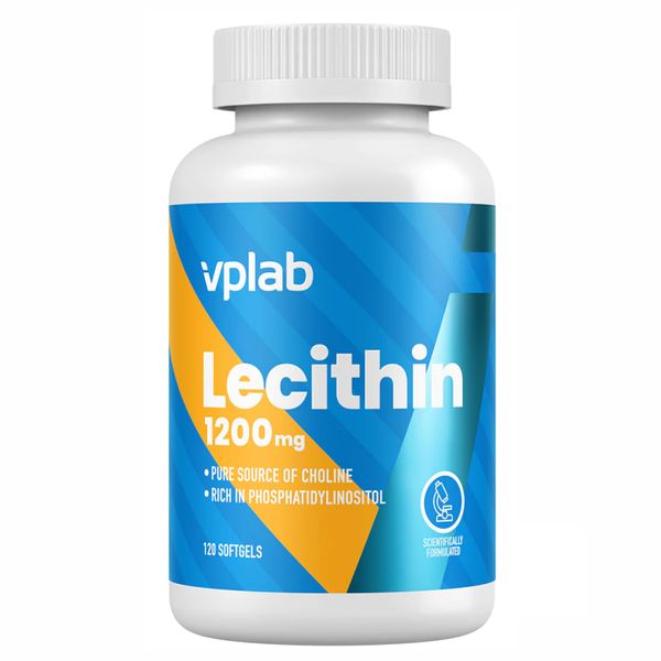 VPLab Lecithin 1200 mg 120 Softgels 2022-10-0498 фото