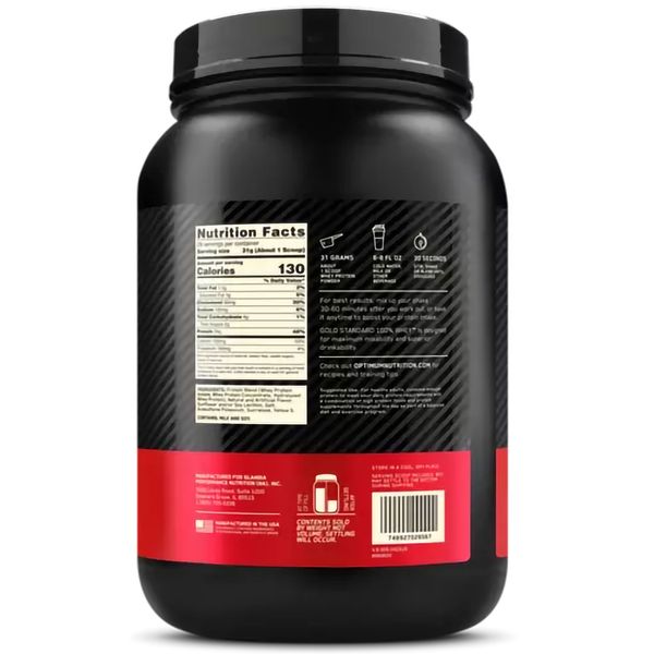 Optimum Nutrition 100% Whey Gold Standard Банан Вершки 908г 00114-01 фото