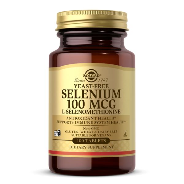 Solgar Yeast-Free Selenium 100 mcg 100 tabs 18215-01 фото