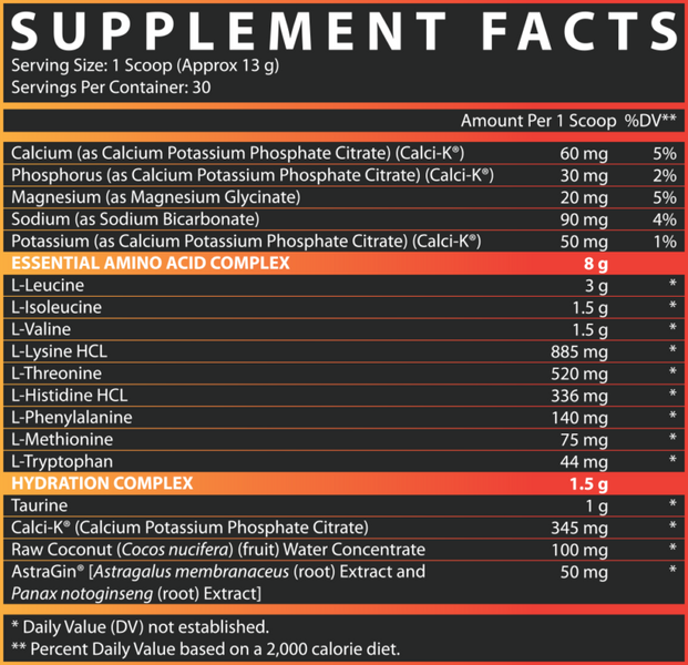 Nutrex EAA+ Hydration Blood Orange 390г 2022-09-0001 фото