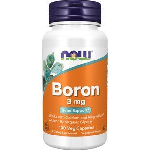 NOW Boron 3 mg 100 vcaps 09143-01 фото