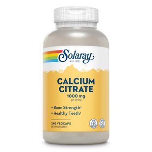 Solary Calcium Citrate 1000 mg 240 vcaps 2022-10-2447 фото