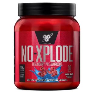 BSN N.O.-XPLODE Pre-Workout Igniter New Formula! 30 serv. Блакитна Малина 555г 05448-05 фото