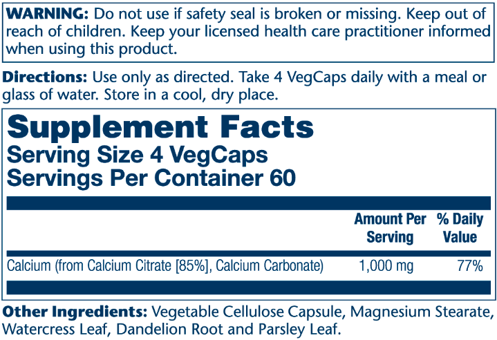 Solary Calcium Citrate 1000 mg 240 vcaps 2022-10-2447 фото